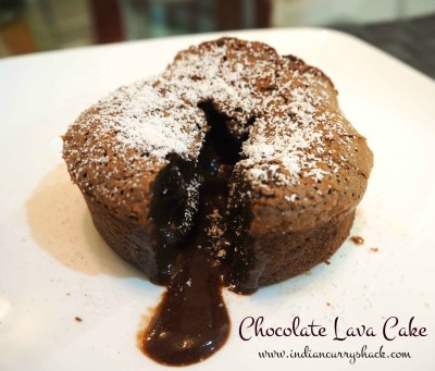 Chocolate Lava Cake - Indian Curry Shack