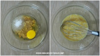 Banana Muffin - Steps 1 and 2 - Collage - Indian Curry Shack