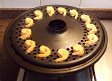 Tandoori Prawns being roasted - Indian Curry Shack