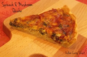 Quiche cut in piece - Indian Curry Shack