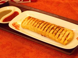 Grilled Tortilla Wrap with Sauces - Indian Curry Shack