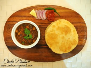 Chole Bhature Platter - Indian Curry Shack