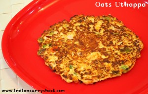 Oats Uthappa - Indian Curry Shack