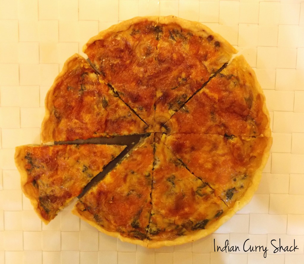 Spinach and Mushroom Quiche – Shack Saturdays&nbsp;Special