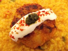 Aalu Tikki with Khichdi - Indian Curry Shack