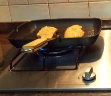 Chicken Strips being cooked - Indian Curry Shack