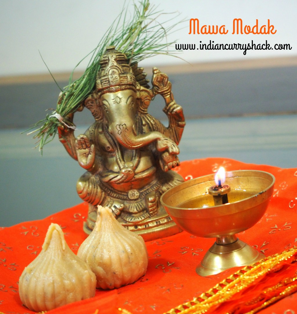 Mawa Modak (Dried Milk&nbsp;Dumplings)