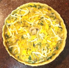 Quiche Dough with Filling - ICS