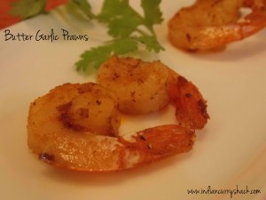 Butter Garlic Prawns - Indian Curry Shack