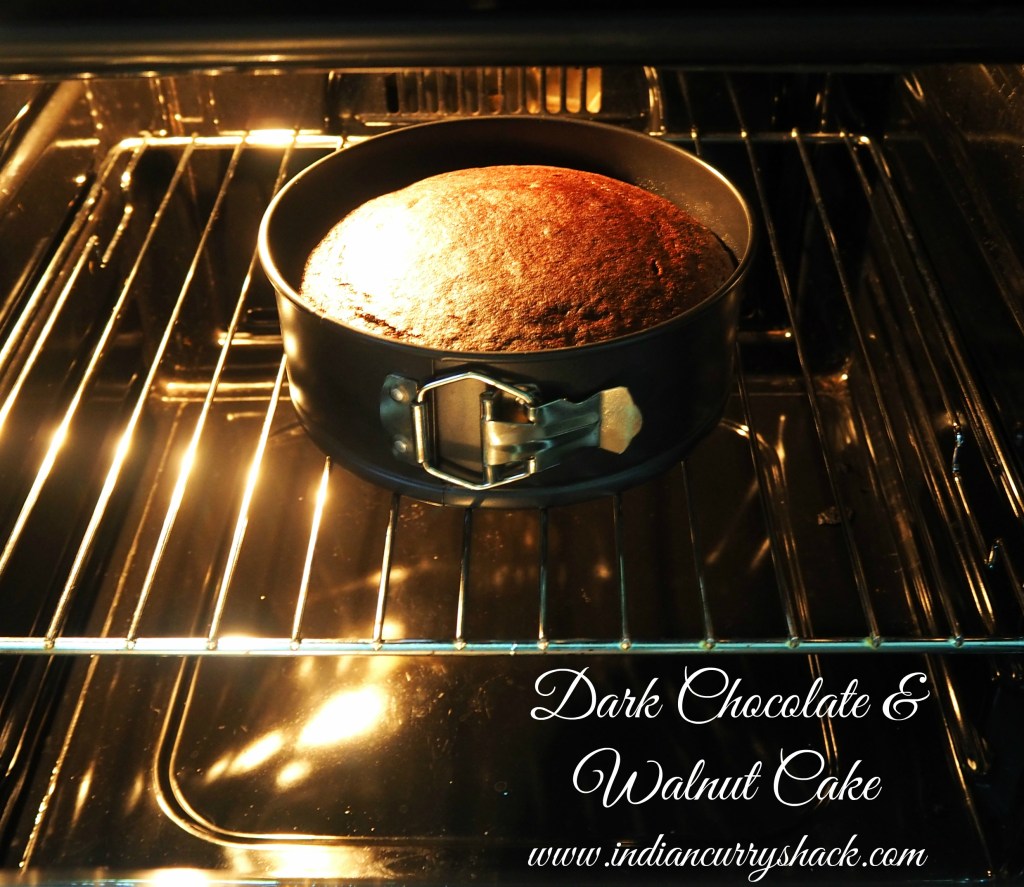 Dark Chocolate and Walnut&nbsp;Cake