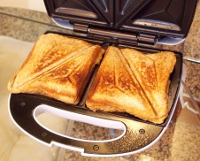 Masala Sandwich while toasting - Indian Curry Shack