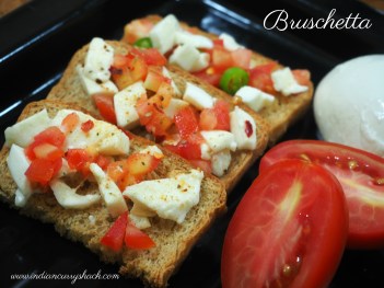 Bruschetta-Indian Curry Shack