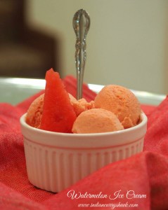 Watermelon Ice Cream - Indian Curry Shack