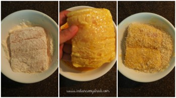 Deep-Fried Fish Fillet - Steps - Collage - Indian Curry Shack