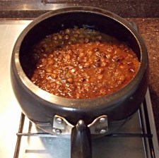 Ghugni prepared - Indian Curry Shack