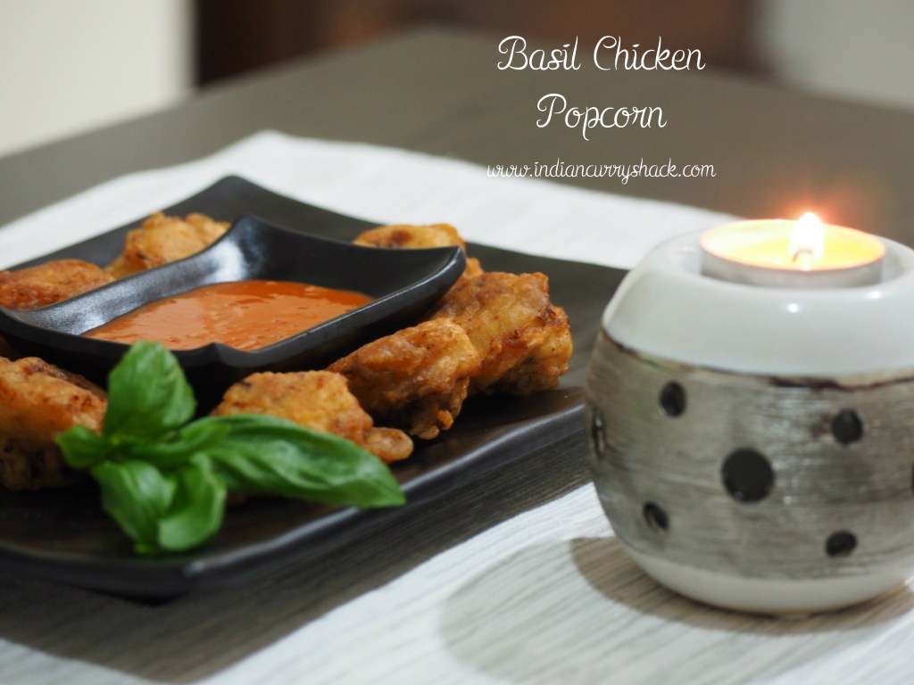 Basil Chicken Popcorn – Shack Saturdays&nbsp;Special